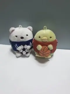 すみっコぐらし てのりぬいぐるみ しろくま ぺんぎん サッカー バスケ セット