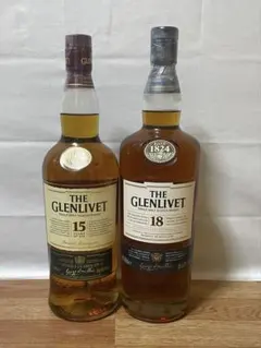 旧ボトル グレンリベット15年&グレンリベット18年 1L 箱付 2本 旧ボトル グレンリベット15年&グレンリベット18年 1L 箱付 2本 - メルカリ