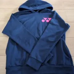 YONEX フード付き長袖ウェア ネイビー
