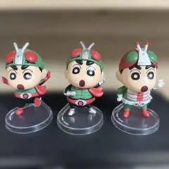 クレヨンしんちゃん×仮面ライダー コラボレーションフィギュア 3体セット