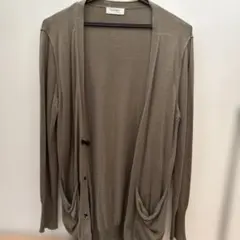 LANVIN en Blue ロングカーディガン　カーキ