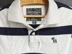 当時物 アバクロ 半袖ポロシャツ Mサイズ グレー