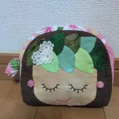 フラガールキーリングポーチ ハワイアンキルト - メルカリ