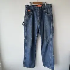 【希少・流行！】古着 Wrangler デニムパンツ サイドポケット付き ワイド