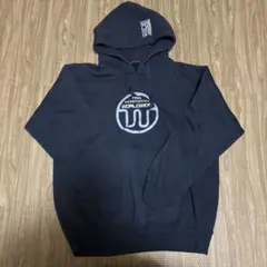 ネイビー フード付き パーカー