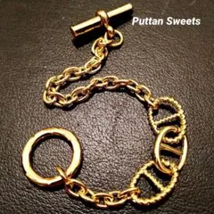 【Puttan Sweets】アンカーリンク3ピースブレスレット1003