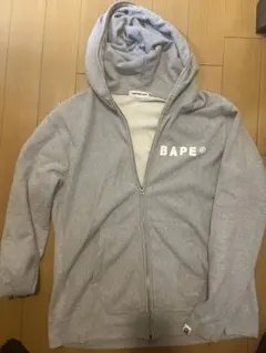 A BATHING APE ジップパーカー グレー