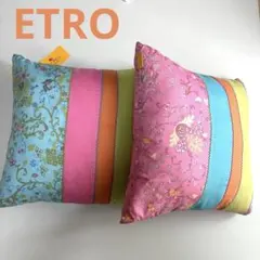 ETRO クッション 馬のロゴ グレーと赤 - メルカリ
