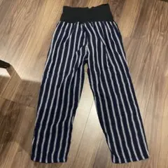 マタニティ用ストライプパンツ S-M
