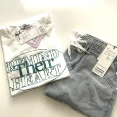 Lovetoxic Tシャツ＆ショートパンツセット M150