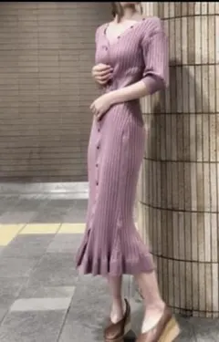 SNIDEL ニットワンピ