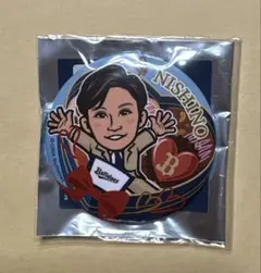 西野真弘　オリックスバファローズ　缶バッジ　バレンタインデー
