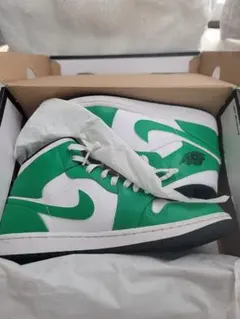 Air Jordan 1 Mid グリーン/ホワイトのサムネイル