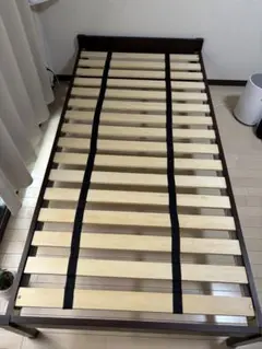 Magniflex マニフレックス シングルベッドフレーム ダークブラウン