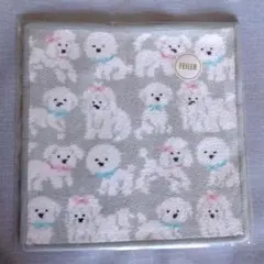 FEILER ハンカチ　モフモフワンチャン