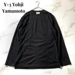 美品✨Y-3 M CLASSIC CHEST LOGO LS TEE ロゴT 黒