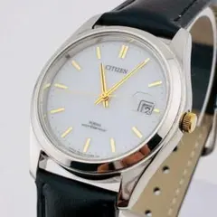 【美品】CITIZEN　ECODRIVE　FOMA　ソーラー　腕時計　新品ベルト