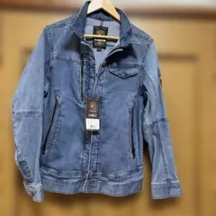 EVENRIVER USX4007D ウォーターブルー　L デニムジャケット