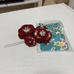 お花　髪飾り　成人式　浴衣　卒業式