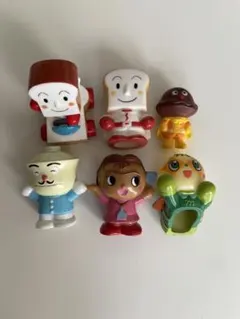 アンパンマン キャラクター フィギュア 指人形 ソフビ