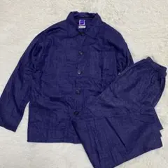 イタリア製　セットアップ　Steven Alan リネン混合　ネイビー　別注のサムネイル
