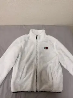 TOMMY HILFIGER フリースジャケット ホワイト