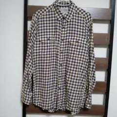 ユニクロ★FLANNEL チェック柄ネルシャツ Lサイズ
