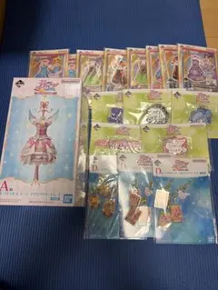 一番くじ アイカツ！ A賞 アクセサリートレイ F賞 メモ帳全種セット