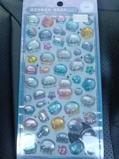 正規品　水族館限定　ボンボンドロップシール　クラゲ　くらげ