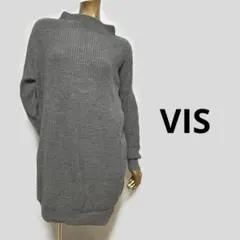 【3546】VIS ニット ワンピース M