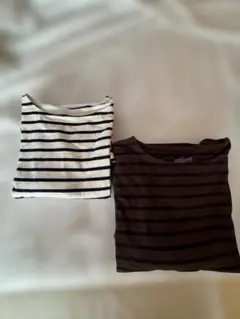 無印良品　メンズ　コットン長袖　2枚セット