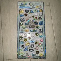 ふわふわとりのなかまたち　ジュエルプチドロップシール