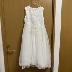 子供　ドレス　140cm ホワイト