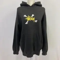 超希少・USA製】Old Stussy クラウンワッペン パーカー ブラック 