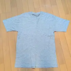 半袖 Tシャツ グレー 無地 クルーネック M シンプル