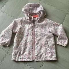 HOT BISCUITS MiKiHouse 花柄薄手ブルゾン