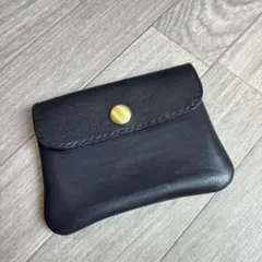 ORGAN オルガン 三つ折り財布 ブラック 真鍮 レザー財布 - メルカリ