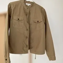 niko and ... ノーカラージャケット ベージュ サイズ4