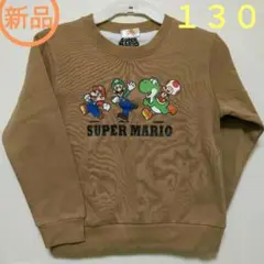 新品スーパーマリオ 130 トップス 上着 長袖 ルイージ 任天堂 セール値下げ