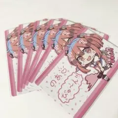 カラフルピーチ展示会トレカ のあ 初期ビジュ 4枚 からぴち