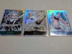 ワンピースカード　キャロット、ビビ、コビーSR3枚セット　エッグヘッドクライシス