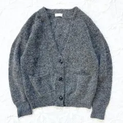 phlannel フランネル　ヤクニット　カーディガン　グレー　サイズ1 長袖 Phlannel]wool yak Guernsey cardigan | YES-姫路の美容院と服のお店