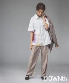 24SS OAS ワッフル スキッパー ポロシャツ レディースM〜L メンズS 