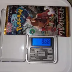 ポケモンカードクレイバースト　8.68g程度　1パック
