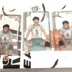 ハイキュー おみくじ ファンパーク ショウワノート クリアカード　及川徹 岩泉一