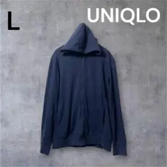UNIQLO ユニクロ ネイビー L エアリズムチェスト フード付き スポーツのサムネイル