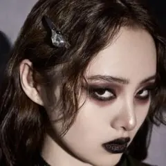 ROCK ロック系 ゴスロリ系 ヘアクリップ カラス ペリカン 鳥 デザイン