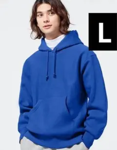 GU ヘビーウェイトパーカー 青