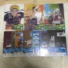 NARUTO A4クリアファイル全7種&ビジュアルボード