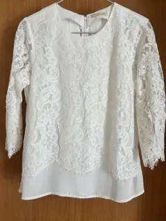 l'armoire de luxe 七分袖 トップス　レース